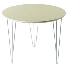 Large Light White Gold Table
