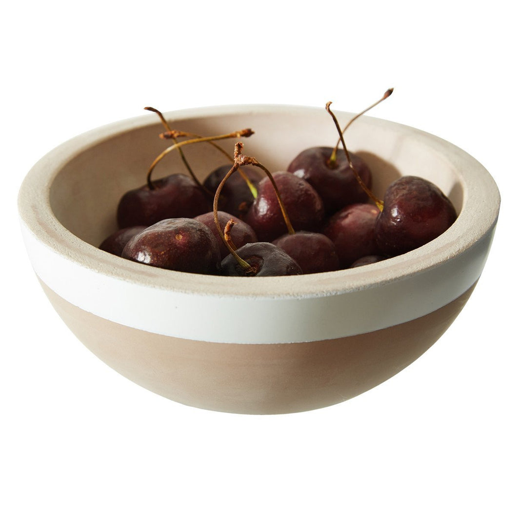 White Pink Bowl
