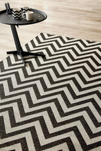 Herringbone Black Rug (new stock)