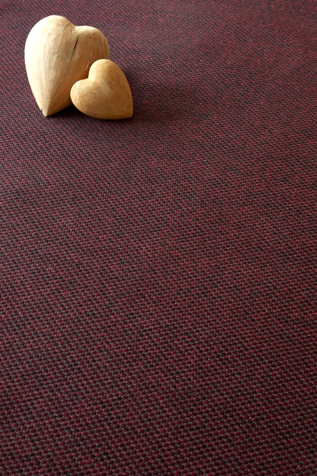 Woven Ruby Red Rug