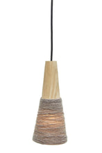 Lavender Grey Hanging Pendant Light