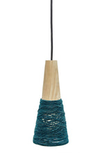 Teal Hanging Pendant Light