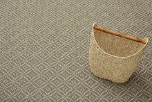 Natural fibre look taupe rug