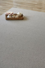 Grey diamond pattern rug