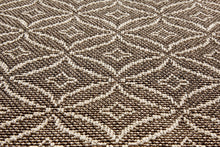 Natural fibre look taupe rug