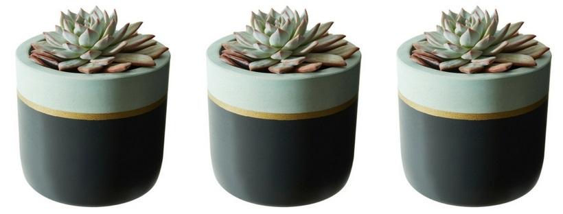 Sky Trim Collection - Set of 3 Dark Pots