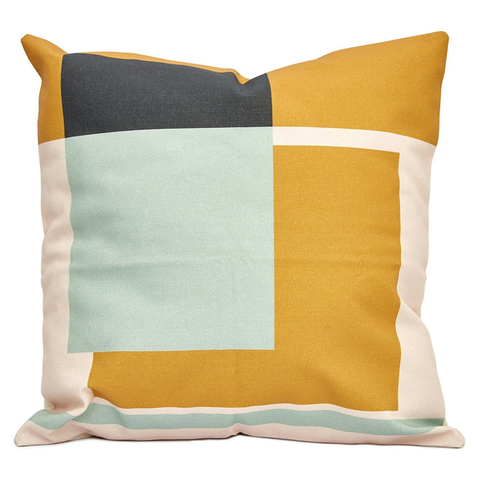 Warm Bauhaus Block Cushion (with inner included)