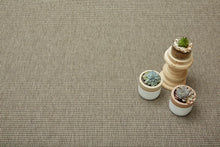 Natural fibre look taupe rug