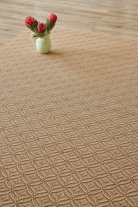 Natural fibre look corn rug