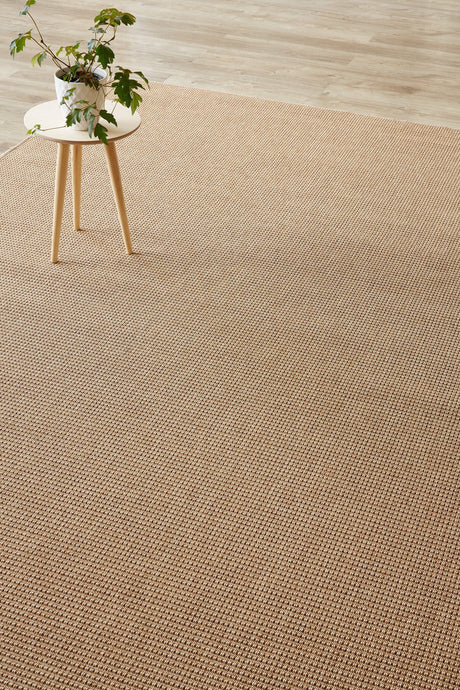 Natural fibre look corn rug